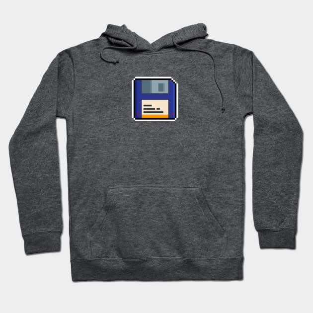 Floppy Disk Hoodie by TinyLittleSquares